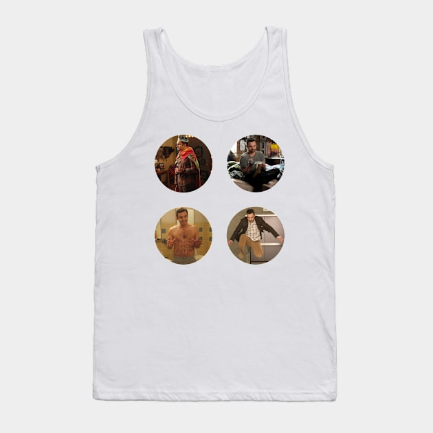 Nick Miller Sticker Pack Tank Top by voidstickers